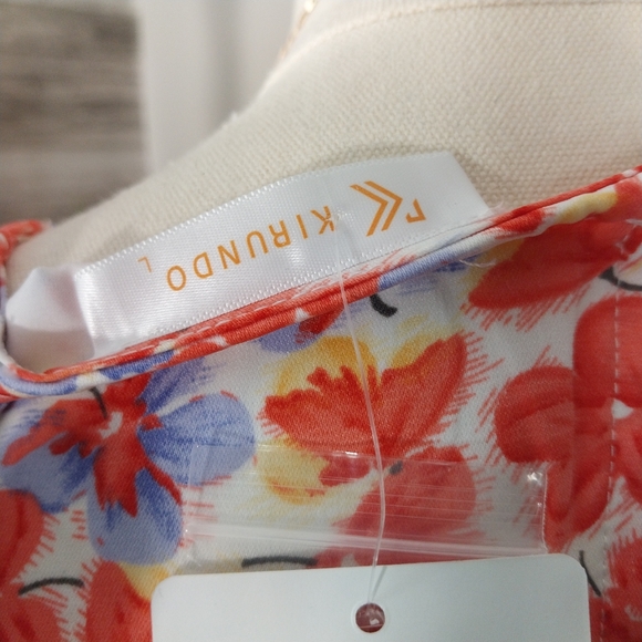 Kirundo Spring Dress Size Large Floral Colorful - Picture 11 of 15